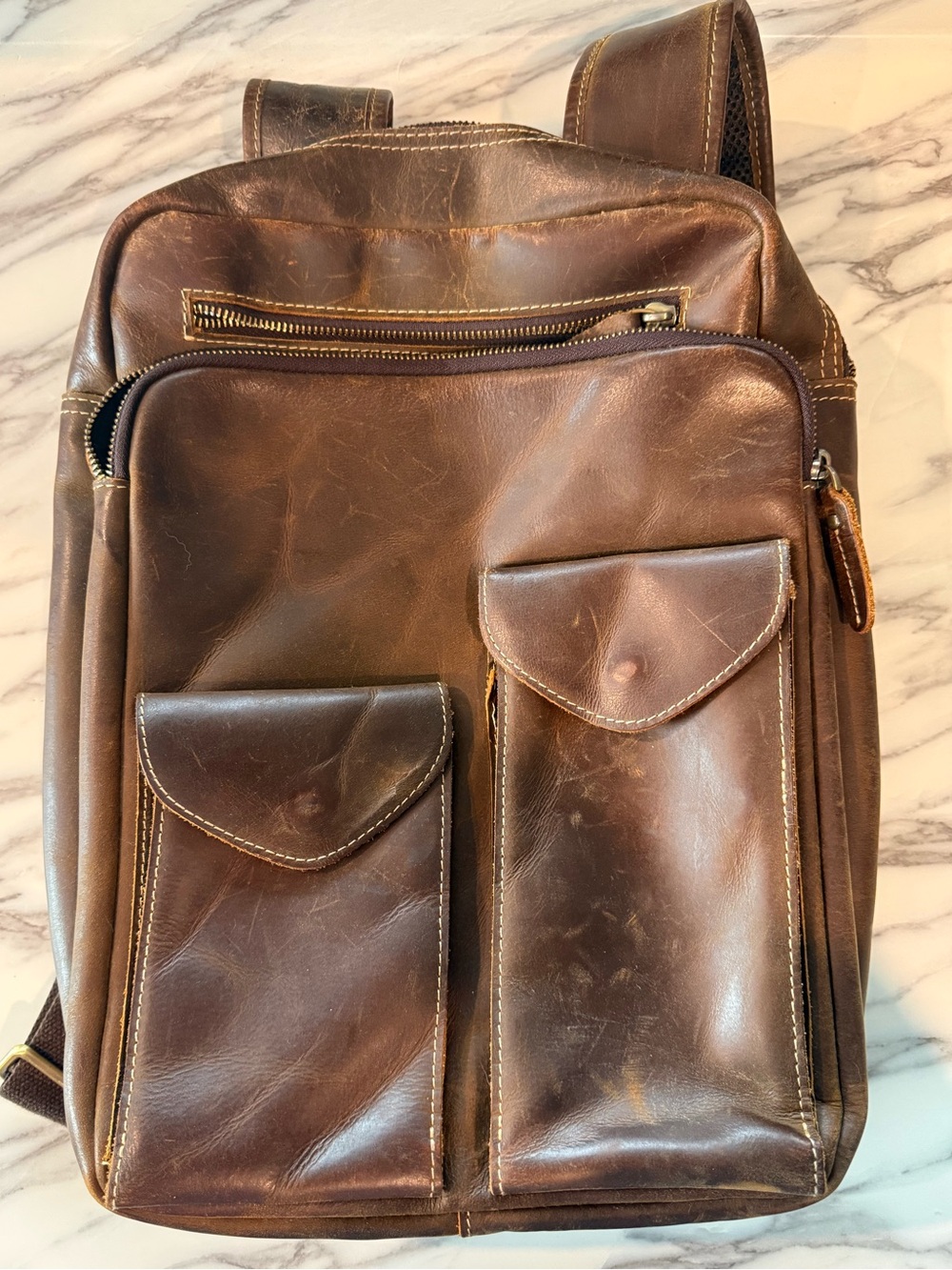 Leather Backpack